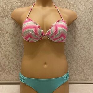 Victoria's Secret Multicolor Chevron Bikini